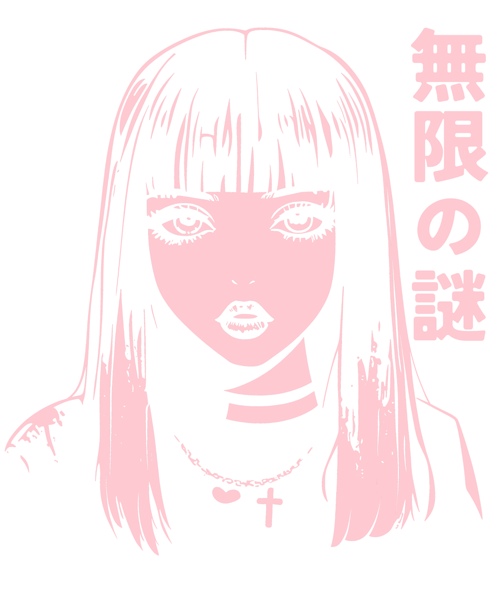 Goth giapponese — rosa/nero